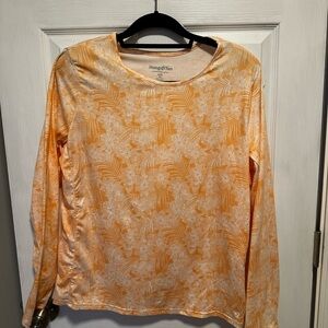 Hang Ten Women's Orange UPF Long Sleeve Top - Size XXL